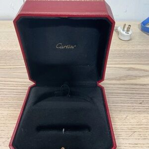 Cartier Luxurious Red and Black Jewelry Box